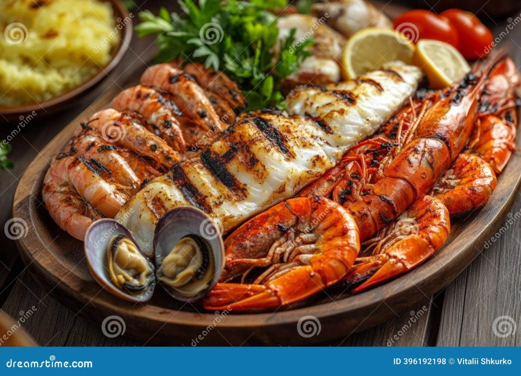 balık restoranı men&uuml;leri, deniz &uuml;r&uuml;n&uuml; &ccedil;eşitleri, taze balık sunumu, balık pişirme teknikleri, den