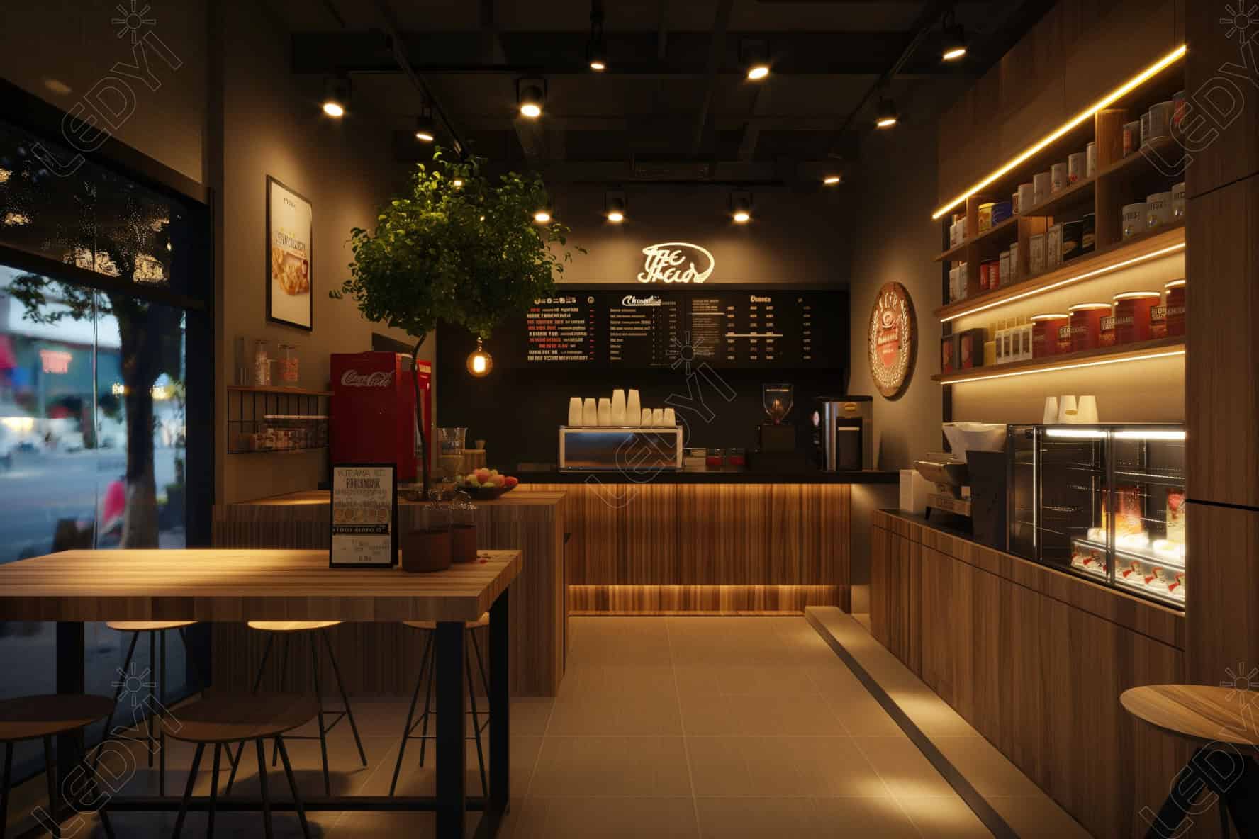 kafe dekorasyon fikirleri, modern kafe tasarımı, kafe iç mekan düzenlemesi, kafe atmosferi yaratm