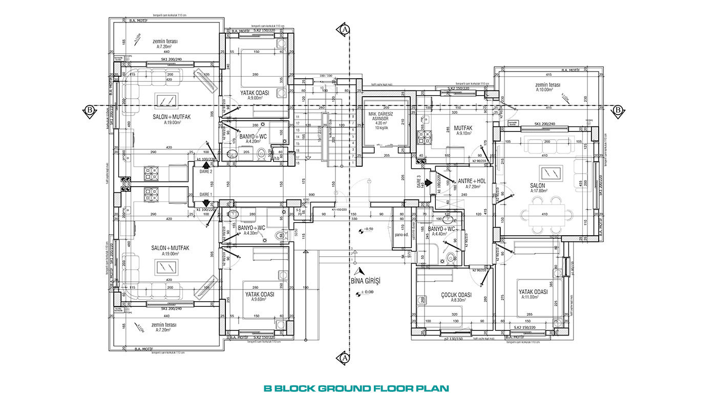 mimarlık teknik çizim, Antalya mimarlık hizmetleri, yapı çizimi, mimari tasarım, detaylı teknik ç