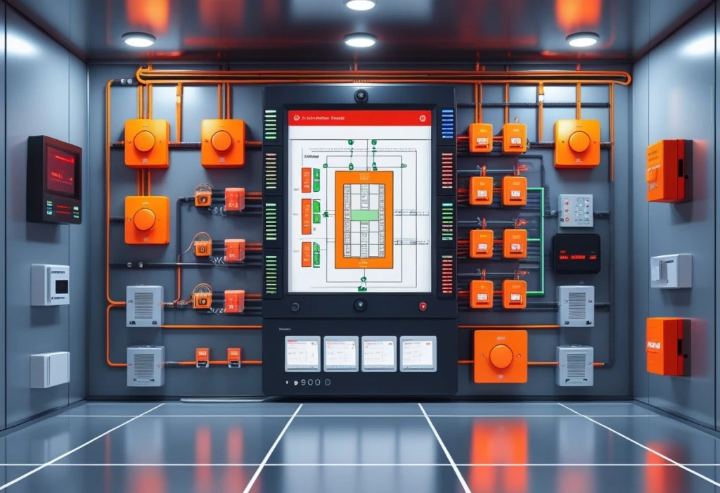 yangın alarm sistemi, Kayseri g&uuml;venlik, yangın &ouml;nleme, acil durum alarmı, bina g&uuml;venliği, yangın