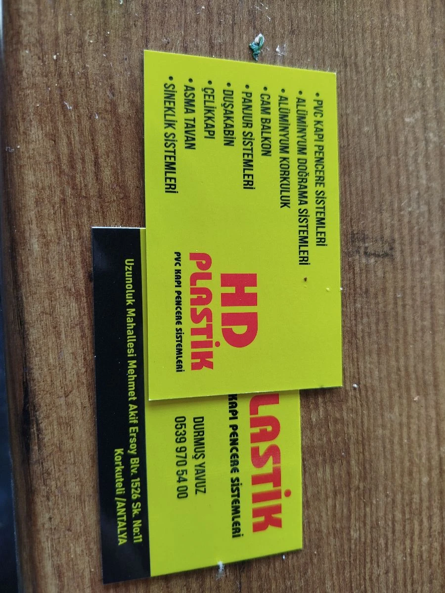 Hd Plastik Pvc Kapı Pencere Cam Balkon