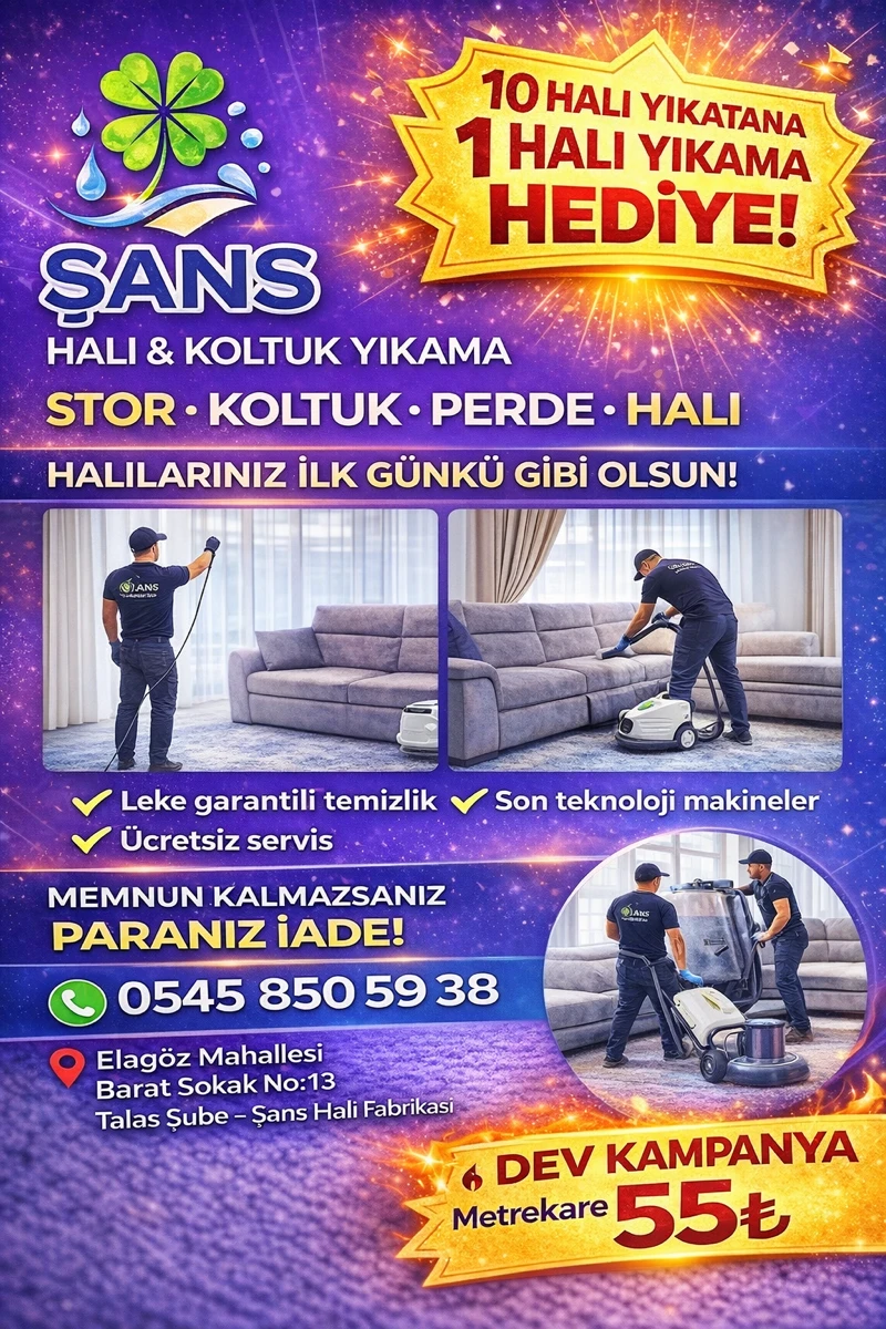 Şans Halı Yıkama Koltuk Yıkama