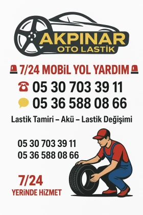 Akpınar Group Antalya Mobil Oto Lastik Tamiri 7/24 Antalyanin Tum İlçelerine