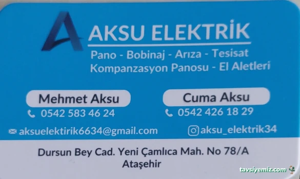 Aksu Elektrik Aksu Elektrik