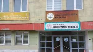 Alaca Halk Eğitimi Merkezi Ve Aso Alaca Halk Eğitimi Merkezi Ve Aso