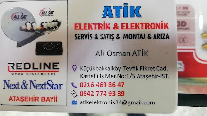 Atik Elektronik Ataşehir Uydu Servisi Atik Elektronik Ataşehir Uydu Servisi