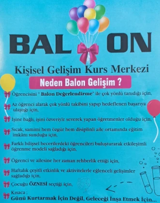 Balon Kişisel Gelişim Kurs Merkezi Balon Kişisel Gelişim Kurs Merkezi