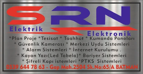Batman Srn Elektrik & Elektronik / Led Ekran / Kayan Yazı / Uydu Ve Güvenlik Sistemleri Batman Srn Elektrik & Elektronik / Led Ekran / Kayan Yazı / Uydu Ve Güvenlik Sistemleri