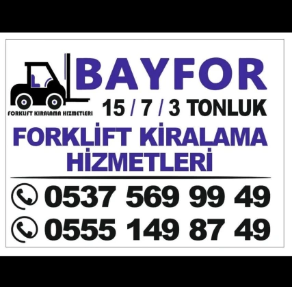 Bayfor Forklif Kiralama