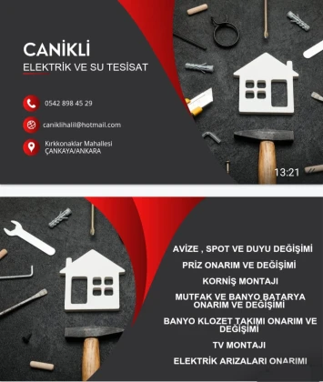 Canikli Elektrik Ve Su Tesisatı Canikli Elektrik Ve Su Tesisatı