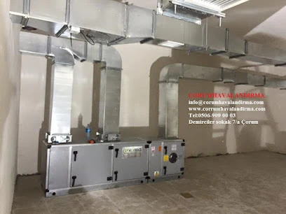 Çorum Havalandırma Market Çorum Havalandırma Market
