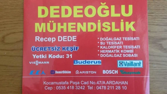 Dedeoğlu Mühendislik Dedeoğlu Mühendislik