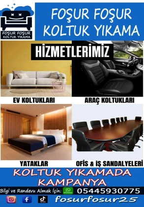 Foşur Foşur Koltuk Yıkama Foşur Foşur Koltuk Yıkama