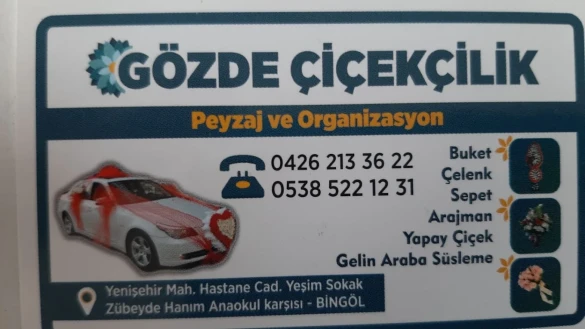 Gözde Çiçekçilik Organizasyon Ve Peyzaj Gözde Çiçekçilik Organizasyon Ve Peyzaj