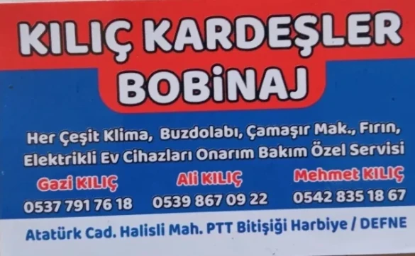 Kılıç Kardeşler Isıtma Soğutma Servisi Kılıç Kardeşler Isıtma Soğutma Servisi