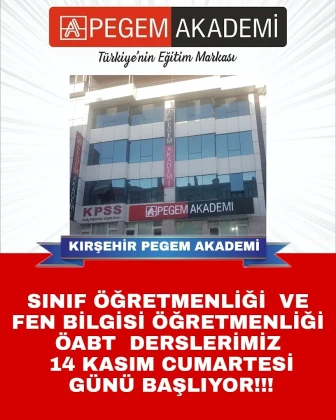 Kırşehir Pegem Akademi Kırşehir Pegem Akademi