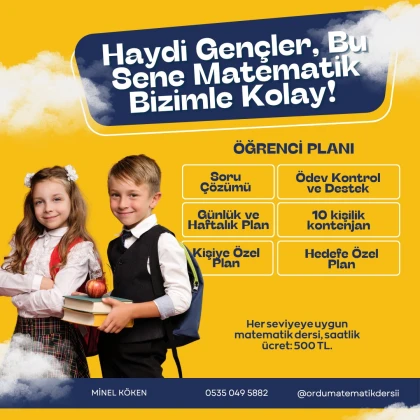 Matematik Özel Ders Matematik Özel Ders
