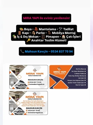 Mira _Yapı_Tadilat_Dekorasyon Mira _Yapı_Tadilat_Dekorasyon