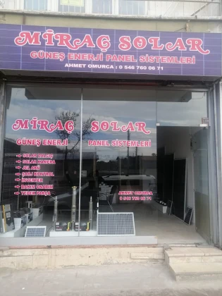 Miraç Solar Güneş Paneli Sistemleri Miraç Solar Güneş Paneli Sistemleri