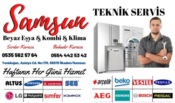 Samsun Beyaz Eşya Servisi Samsun Beyaz Eşya Servisi