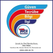 Şırnak Açı Özel Öğretim Kursu Şırnak Açı Özel Öğretim Kursu