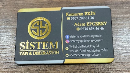 Sistem Yapı Dekorasyon Sistem Yapı Dekorasyon