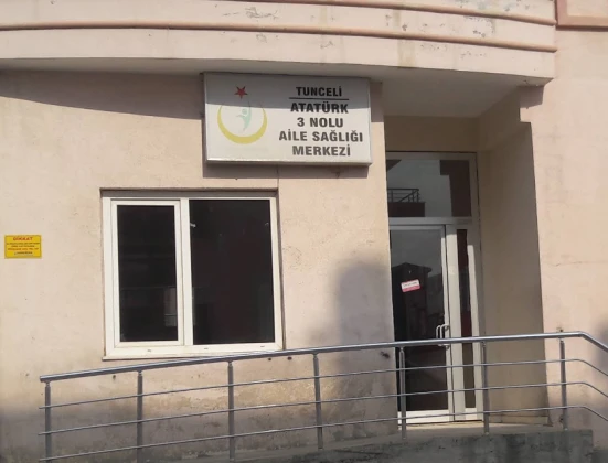 Tunceli 3 Nolu Aile Sağlığı Merkezi