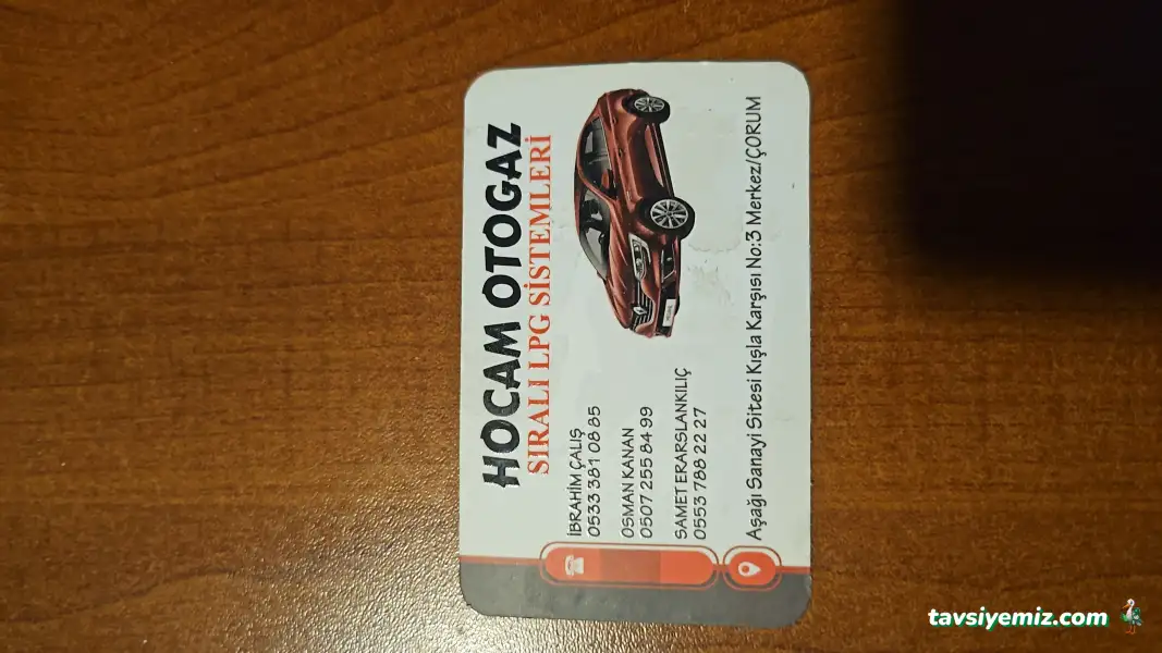 Hocam Otogaz Çorum Turbo