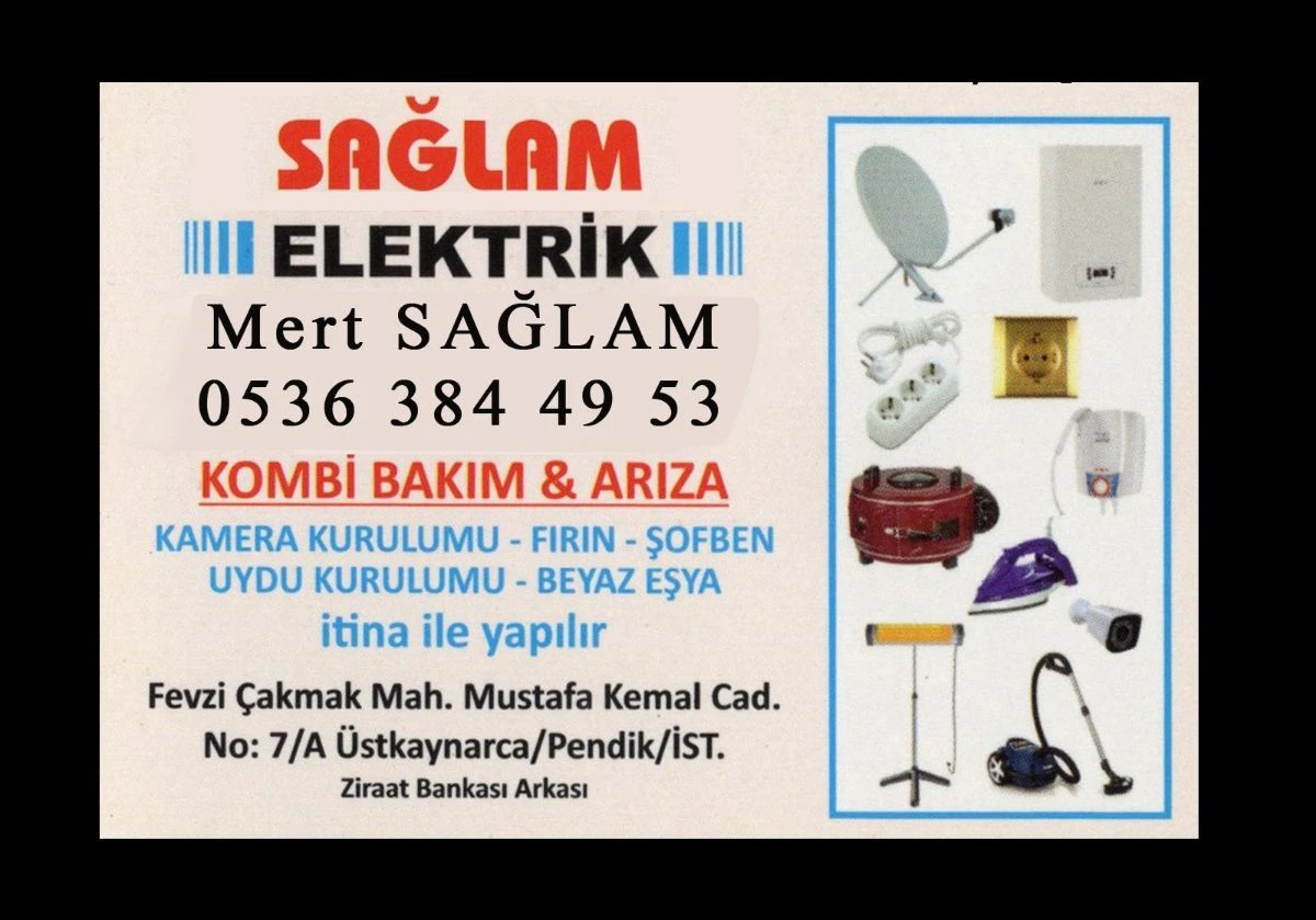 Sağlam Elektrik Elektronik Tamir Tadilat Onarım Bakım Arıza İşleriniz İtinayla Yapılır.