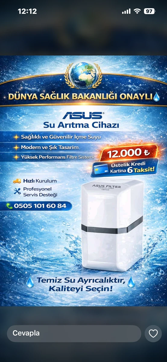 Gaziantep Su Tesisat Su Arıtma