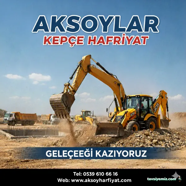 Aksoy Hafriyat Nilüfer İş Makinası Kepçe Kiralama