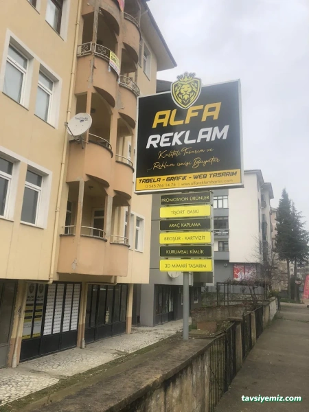 Alfa Reklam Bartın Reklam Alfa Reklam Bartın Reklam