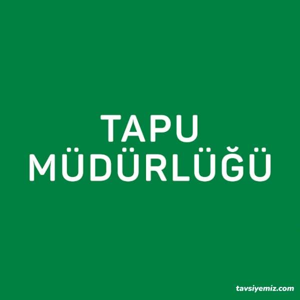 Altıeylül Tapu Müdürlüğü Altıeylül Tapu Müdürlüğü