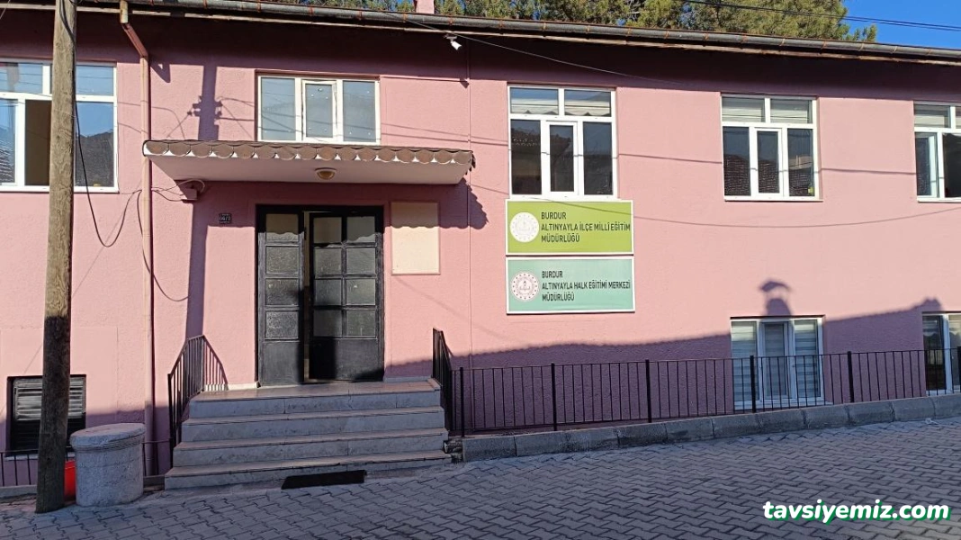Altınyayla Halk Eğitimi Merkezi Altınyayla Halk Eğitimi Merkezi