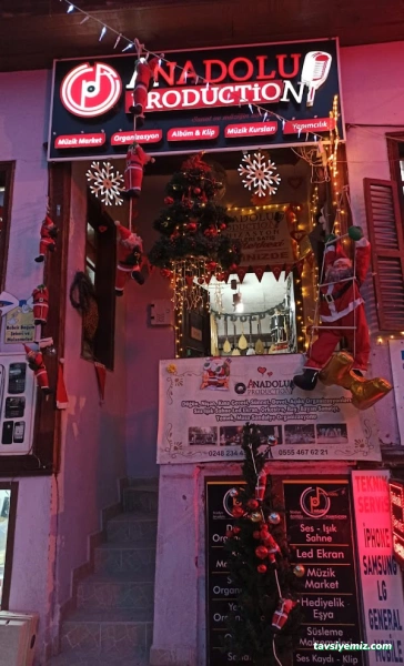 Anadolu Production(Parti Ve Süsleme Malzemeleri,Organizasyon,Müzik Market,) Anadolu Production(Parti Ve Süsleme Malzemeleri,Organizasyon,Müzik Market,)
