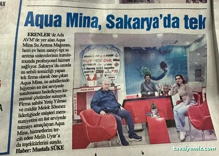 Aqua Mina Su Arıtma Sistemleri Aqua Mina Su Arıtma Sistemleri