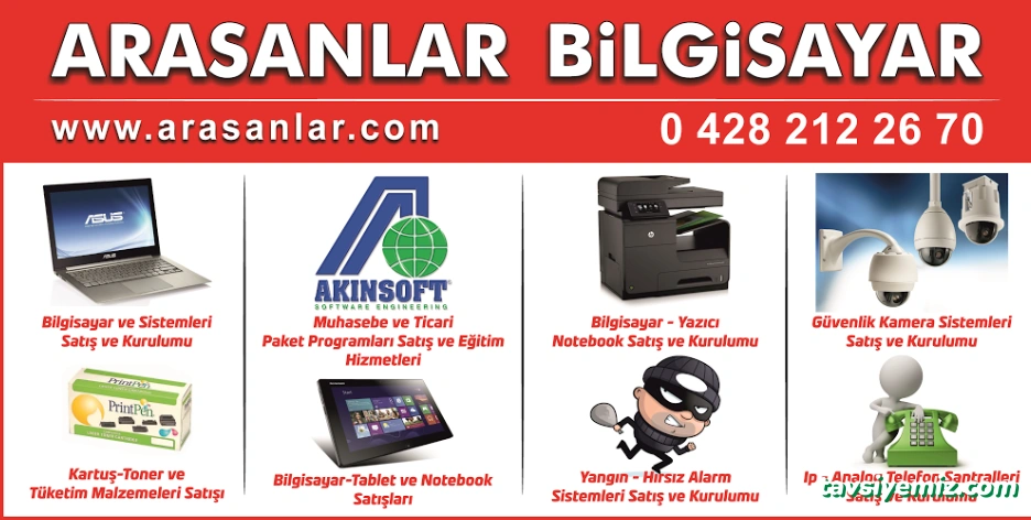 Arasanlar Bilgisayar Ve Güvenlik Sistemleri Arasanlar Bilgisayar Ve Güvenlik Sistemleri