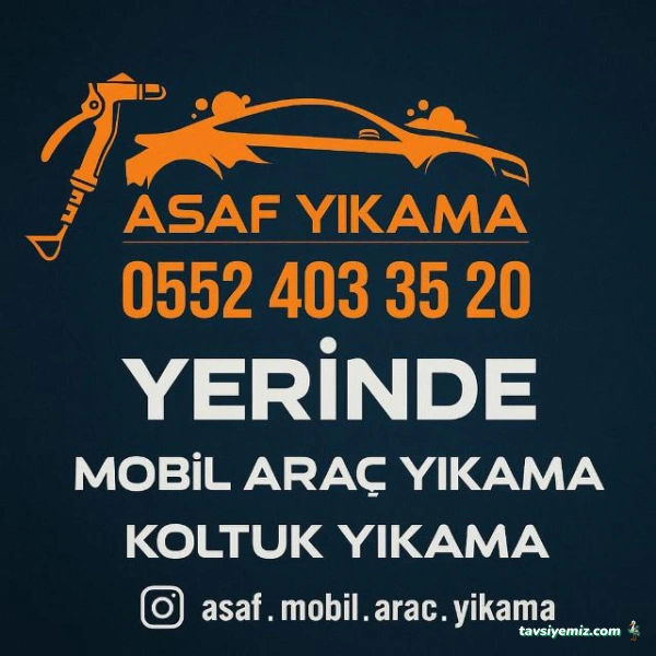 Asaf Mobil Araç Yıkama Ve Koltuk Yıkama