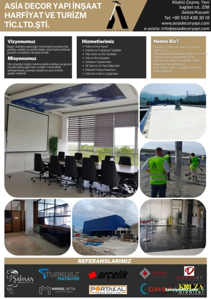 Asia Decor İnşaat Hafriyat Ve Turizm Ticaret.
