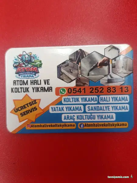 Atom Halı Ve Koltuk Yıkama