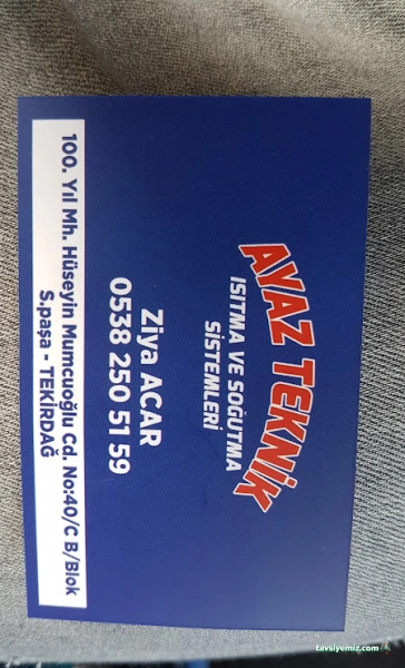 Ayaz Teknik Kombi Özel Servisi Ayaz Teknik Kombi Özel Servisi