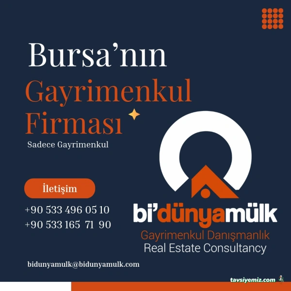 Bi'dünyamülk Gayrimenkul Danışmanlık Bi'dünyamülk Gayrimenkul Danışmanlık