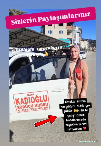 Bucak Kadıoğlu Sürücü Kursu Ehliyet & İş Makineleri Operatörlük Ehliyeti Kursu