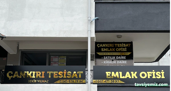 Çankırı Tesisat Emlak Ofisi Çankırı Tesisat Emlak Ofisi