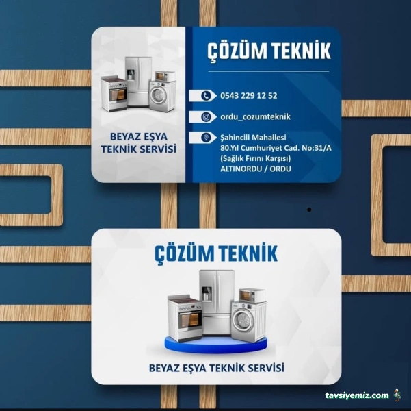 Çözüm Teknik Beyaz Eşya-Kombi-Klima Servisi Ordu Çözüm Teknik Beyaz Eşya-Kombi-Klima Servisi Ordu