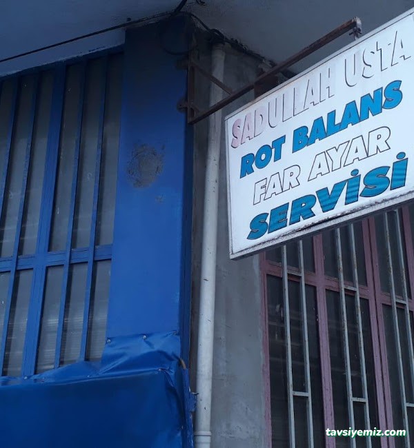 Sadullah Usta Rot Balans Servisi Sadullah Usta Rot Balans Servisi