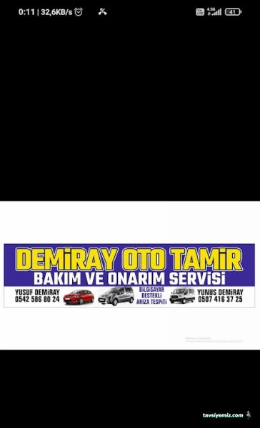 Demiray Oto Tamir Demiray Oto Tamir