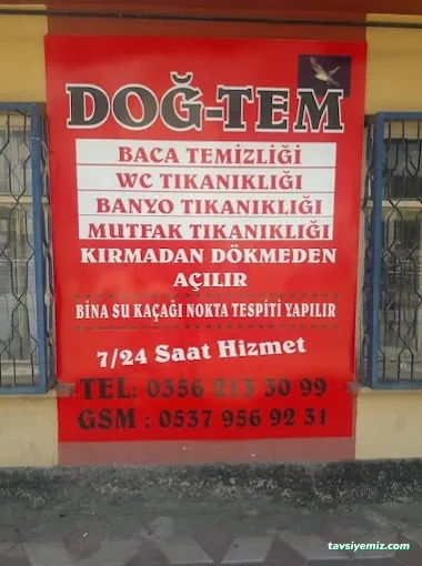 Doğ-Tem Baca-Kanal-Su Ariza Doğ-Tem Baca-Kanal-Su Ariza