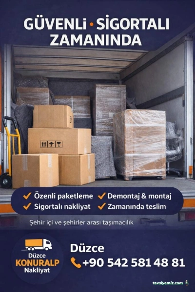 Düzce Konuralp Nakliyat