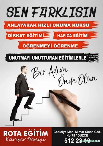 Düzce Rota Eğitim - Kişisel Gelişim & Özel Öğretim Kursu Düzce Rota Eğitim - Kişisel Gelişim & Özel Öğretim Kursu